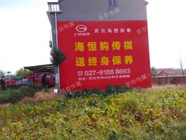 荆州墙体广告影响褪色的因素
