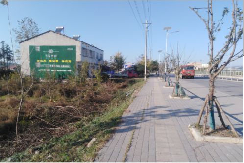 荆州书山南院墙体广告